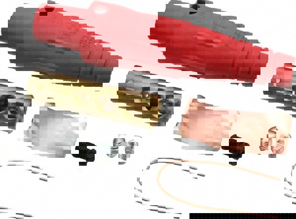 3R NEMA Rated, 600 Volt, 300 Amp, 2 to 2/0 AWG, Cam, Double Set Screw, Female Single Pole Plug and Connector